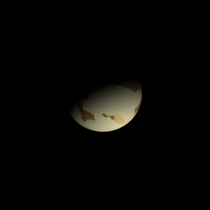 The artist's impression of Kepler-1922 Ab artist's rendition