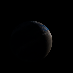 The artist's impression of Kepler-1923 b artist's rendition