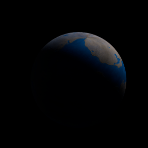 The artist's impression of Kepler-1925 b artist's rendition