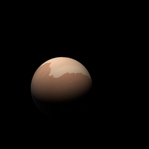 The artist's impression of Kepler-1931 b artist's rendition