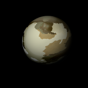The artist's impression of Kepler-1935 Ab artist's rendition
