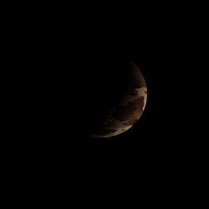 The artist's impression of Kepler-1936 b artist's rendition