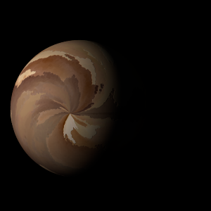 The artist's impression of Kepler-193 c artist's rendition