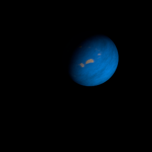 The artist's impression of Kepler-194 c artist's rendition
