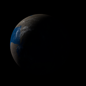 The artist's impression of Kepler-1950 Ab artist's rendition