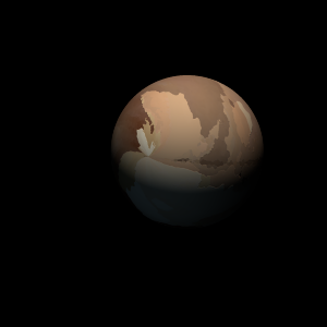 The artist's impression of Kepler-1956 b artist's rendition