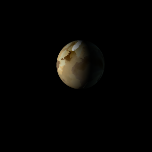 The artist's impression of Kepler-1969 Ab artist's rendition