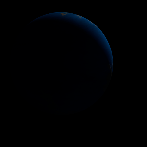 The artist's impression of Kepler-1977 Bb artist's rendition