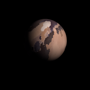 The artist's impression of Kepler-1978 b artist's rendition