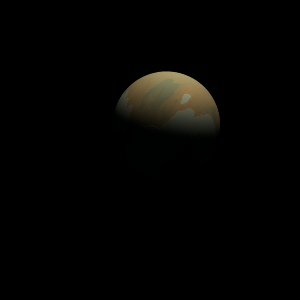 The artist's impression of Kepler-198 c artist's rendition