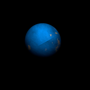 The artist's impression of Kepler-1990 c artist's rendition