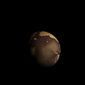 The artist's impression of Kepler-1994 b artist's rendition