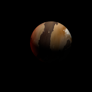 The artist's impression of Kepler-204 c artist's rendition