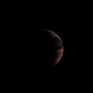 The artist's impression of Kepler-206 d artist's rendition