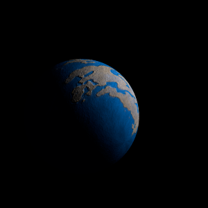 The artist's impression of Kepler-20 Ae artist's rendition