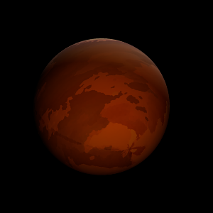 The artist's impression of Kepler-212 c artist's rendition