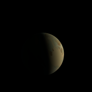 The artist's impression of Kepler-213 c artist's rendition
