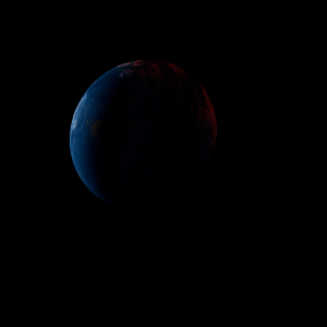 The artist's impression of Kepler-215 b artist's rendition