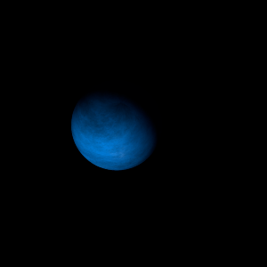The artist's impression of Kepler-216 b artist's rendition