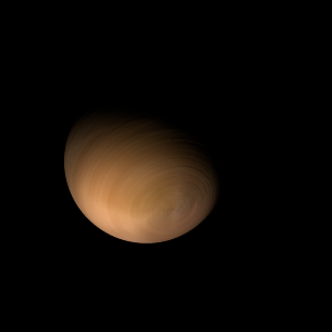 The artist's impression of Kepler-21 b artist's rendition