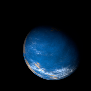 The artist's impression of Kepler-220 c artist's rendition