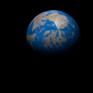 The artist's impression of Kepler-220 e artist's rendition