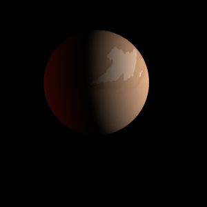 The artist's impression of Kepler-222 c artist's rendition