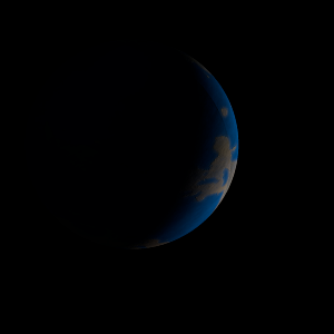 The artist's impression of Kepler-223 b artist's rendition
