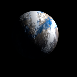 The artist's impression of Kepler-223 d artist's rendition