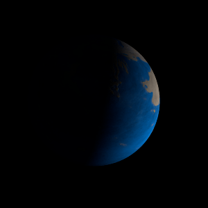 The artist's impression of Kepler-229 d artist's rendition