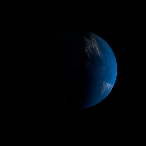 The artist's impression of Kepler-241 Ab artist's rendition