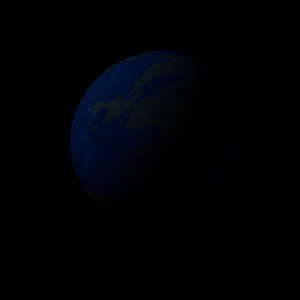 The artist's impression of Kepler-244 b artist's rendition