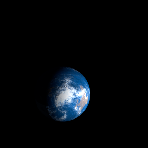 The artist's impression of Kepler-246 b artist's rendition