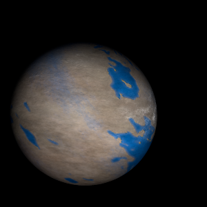 The artist's impression of Kepler-249 d artist's rendition
