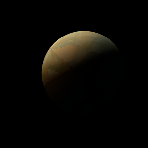 The artist's impression of Kepler-251 d artist's rendition