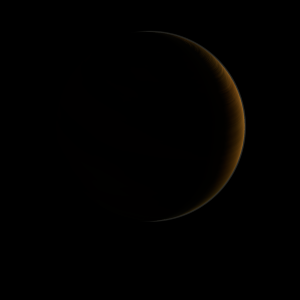 The artist's impression of Kepler-25 b artist's rendition