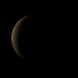 The artist's impression of Kepler-261 c artist's rendition