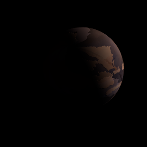 The artist's impression of Kepler-262 c artist's rendition