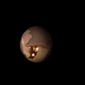 The artist's impression of Kepler-268 b artist's rendition