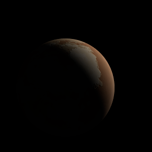 The artist's impression of Kepler-270 b artist's rendition