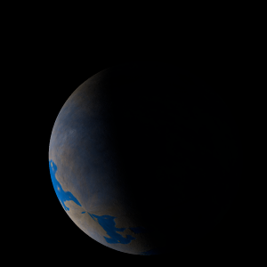 The artist's impression of Kepler-272 d artist's rendition