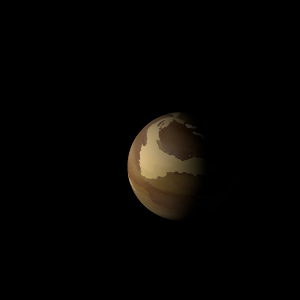The artist's impression of Kepler-274 b artist's rendition