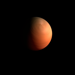 The artist's impression of Kepler-276 c artist's rendition