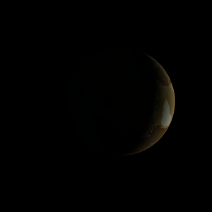 The artist's impression of Kepler-283 Ac artist's rendition