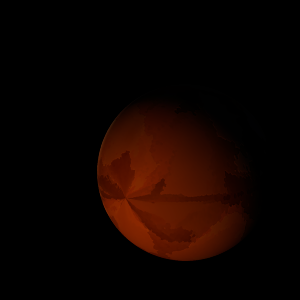 The artist's impression of Kepler-293 b artist's rendition