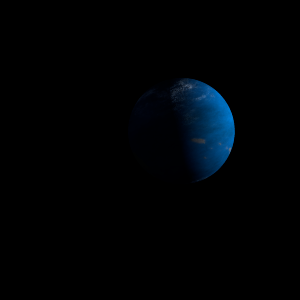 The artist's impression of Kepler-296 Ae artist's rendition