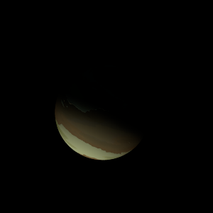 The artist's impression of Kepler-296 e artist's rendition