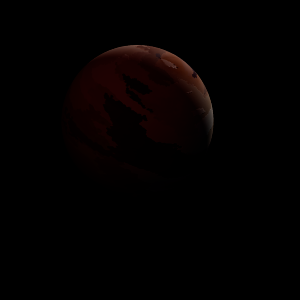 The artist's impression of Kepler-302 b artist's rendition