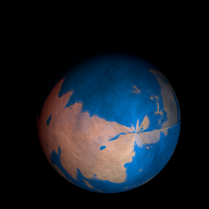 The artist's impression of Kepler-304 b artist's rendition