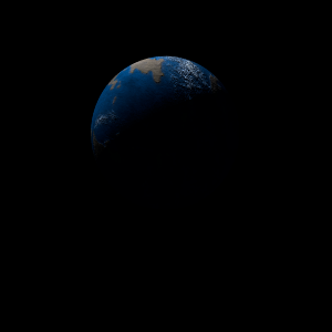 The artist's impression of Kepler-305 c artist's rendition